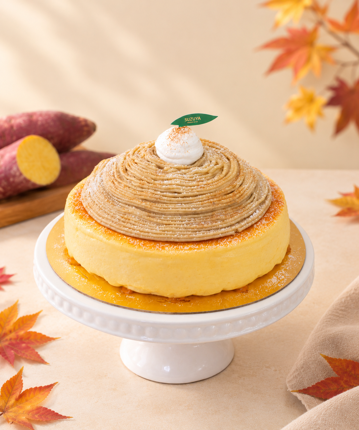 Sweet Potato Mont Blanc TOKYO Cheesecake