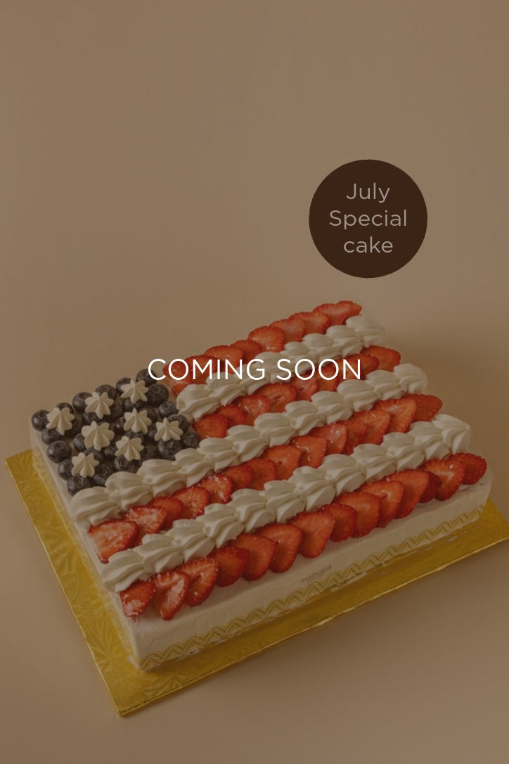 Red White & Berry Cake