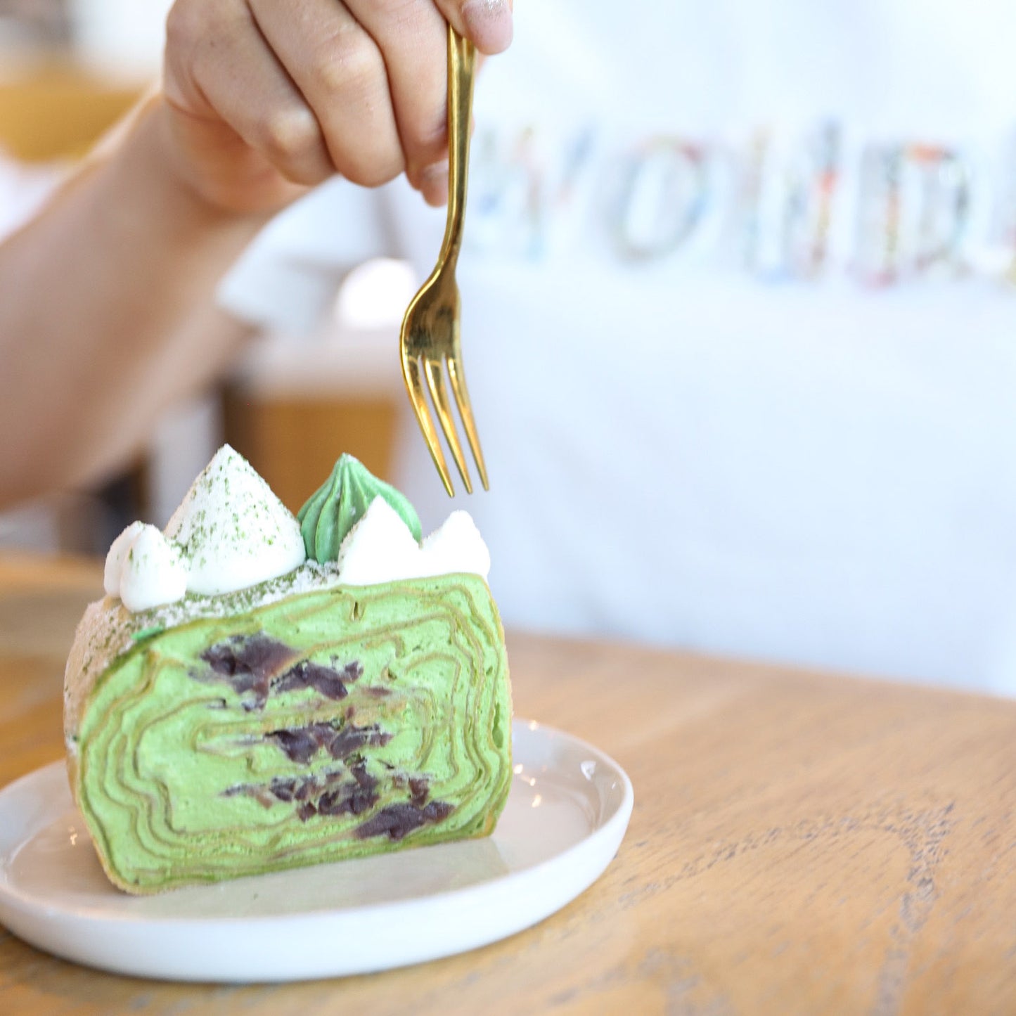 Green Tea Crepe Cake