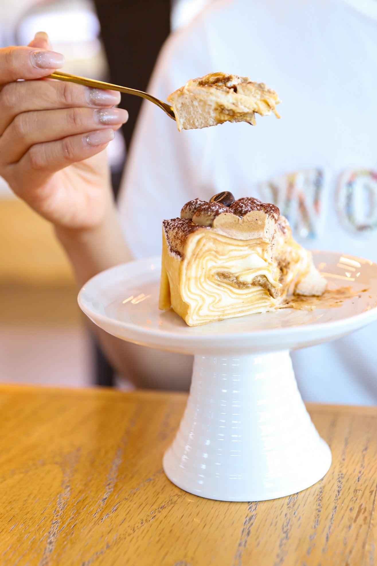 Tiramisu Crepe Cake